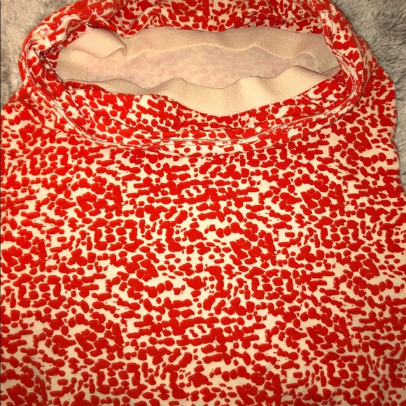 Orange leopard print tube top - Picture 2 of 2